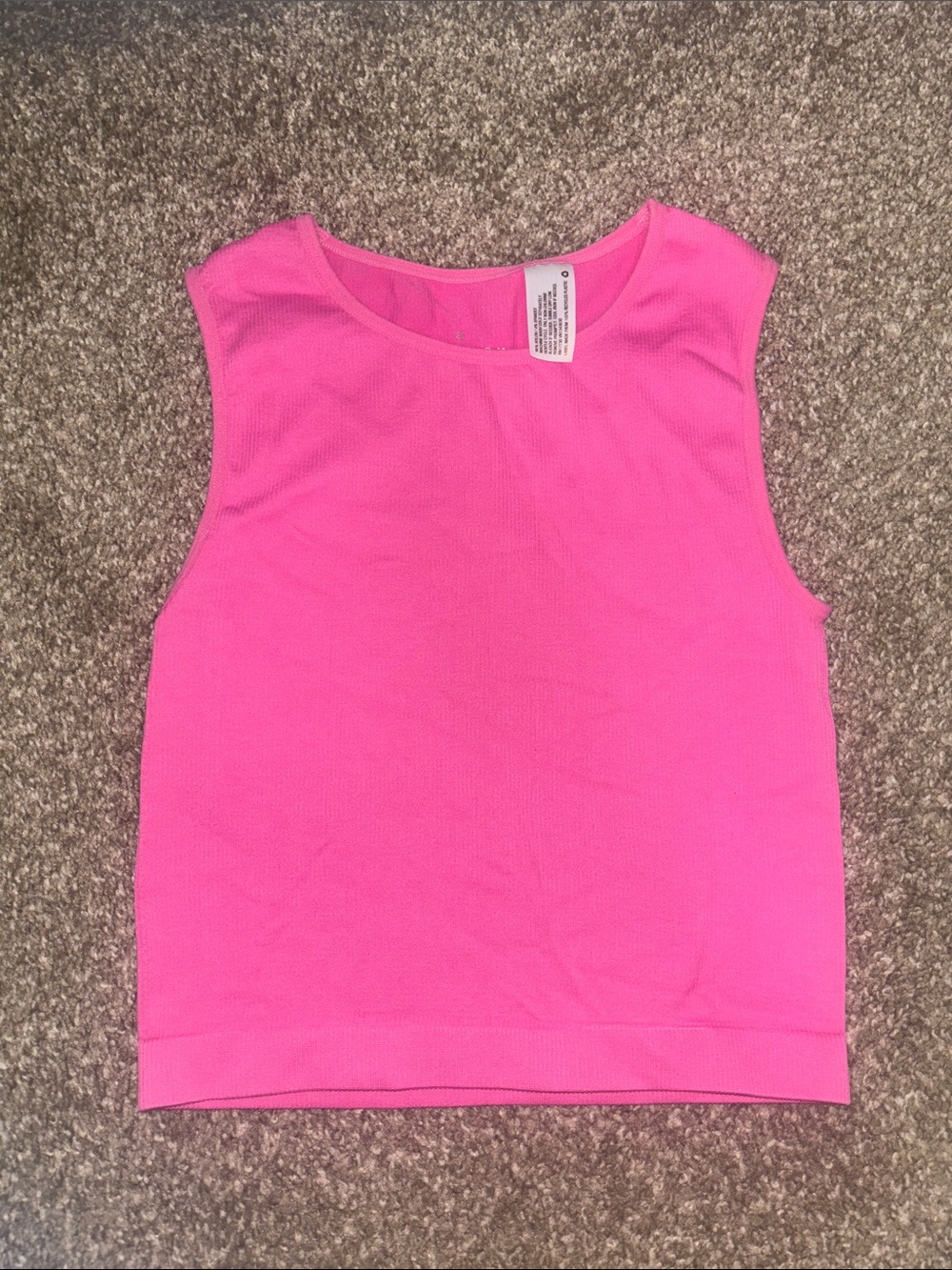 a new day Hot Pink Sleeveless ribbed tank